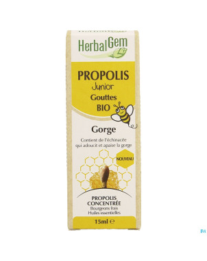 Herbalgem propolis junior bio    fl gutt 15ml