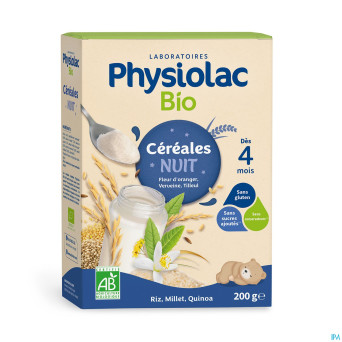 Physiolac cereales fruits bio  200g
