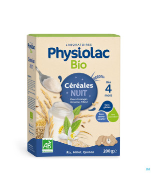 Physiolac cereales fruits bio  200g