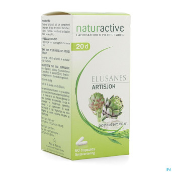 Elusanes artichaut    pot gel 60 nf