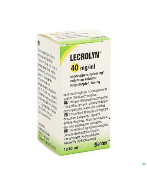 Lecrolyn 40mg/ml collyre 10ml