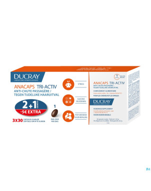 Ducray anacaps trio tri-activ  caps 3x30 promo