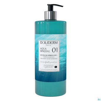 Doliderm gel douche 2en1 aqua mineral fl pompe  1l