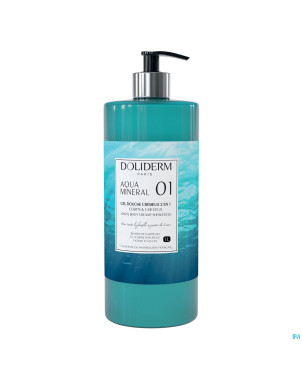 Doliderm gel douche 2en1 aqua mineral fl pompe  1l