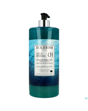 Doliderm gel douche 2en1 aqua mineral fl pompe  1l