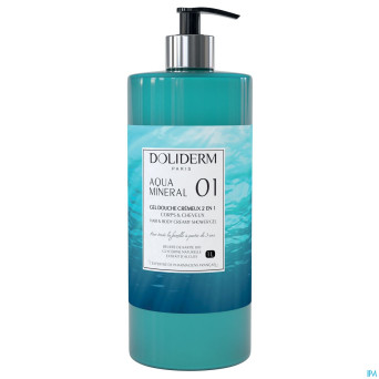 Doliderm gel douche 2en1 aqua mineral fl pompe  1l