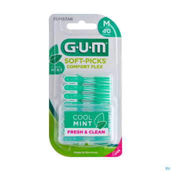 Gum softpicks comfort flex medium mint    40