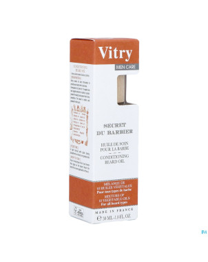Vitry secret barbier huile barbe    30ml
