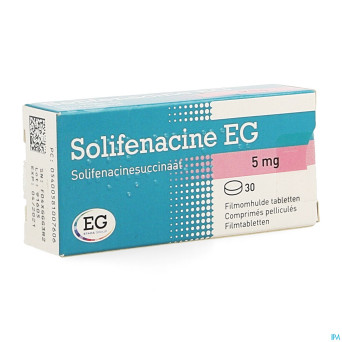 Solifenacine eg  5mg comp pell  30 pvc/alu