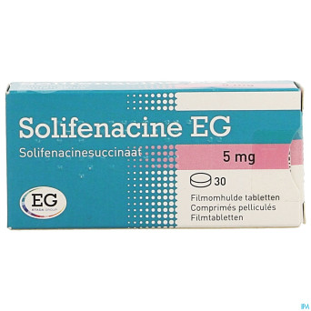 Solifenacine eg  5mg comp pell  30 pvc/alu