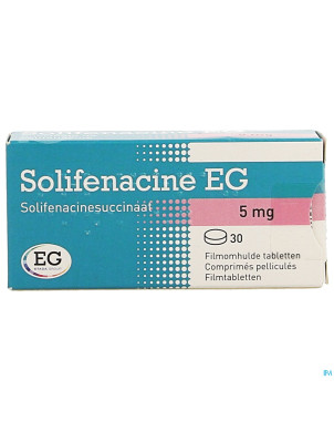 Solifenacine eg  5mg comp pell  30 pvc/alu