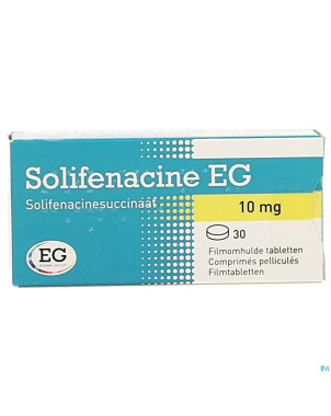 Solifenacine eg 10mg comp pell  30 pvc/alu