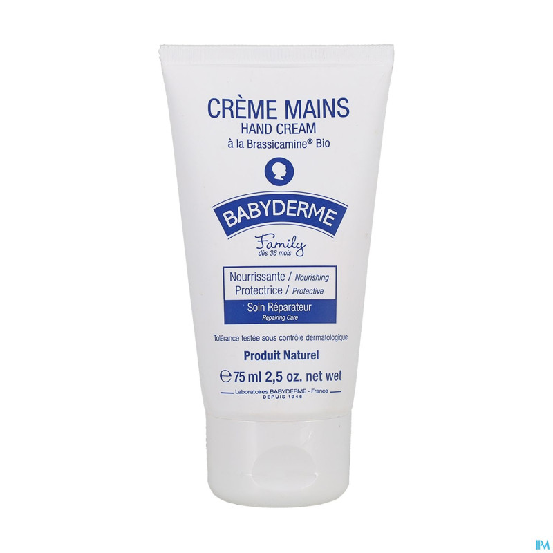 Babyderme creme mains    75ml