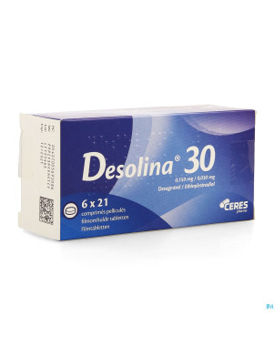 Desolina 30 0,150mg/0,030mg comp pell 126