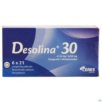 Desolina 30 0,150mg/0,030mg comp pell 126