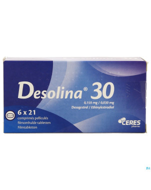 Desolina 30 0,150mg/0,030mg comp pell 126