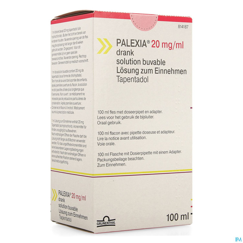 Palexia  20mg/ml sol buvable 100ml