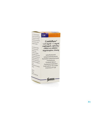 Combiflure 1,25mg/ml + 3mg/ml collyre sol 5ml