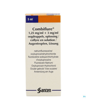 Combiflure 1,25mg/ml + 3mg/ml collyre sol 5ml