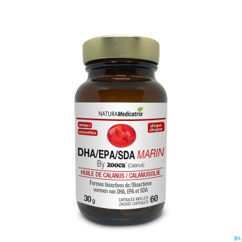 Marin huile calanus pot caps molle 60