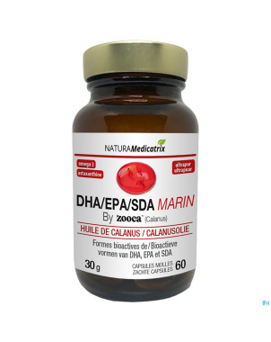 Marin huile calanus pot caps molle 60