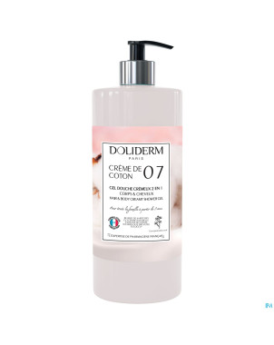 Doliderm gel douche 2en1 creme de coton    1l