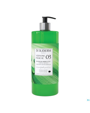 Doliderm gel douche 2en1 verveine frche flpompe 1l
