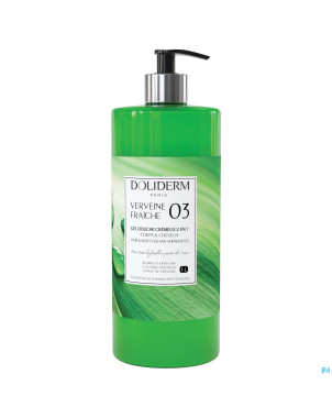 Doliderm gel douche 2en1 verveine frche flpompe 1l