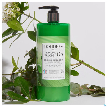 Doliderm gel douche 2en1 verveine frche flpompe 1l