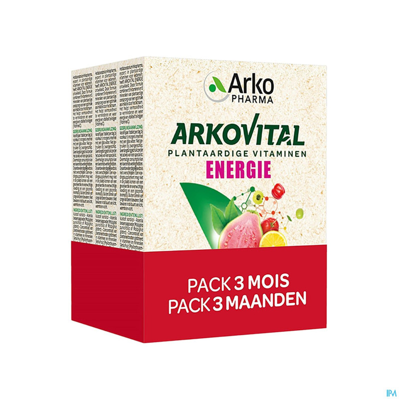 Arkovital pure energy 3mois    comp 3x30