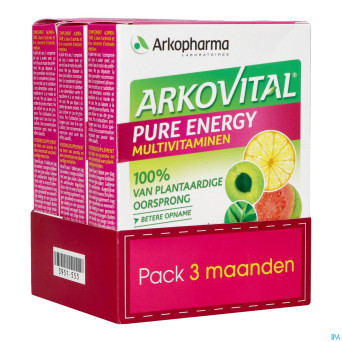 Arkovital pure energy 3mois    comp 3x30