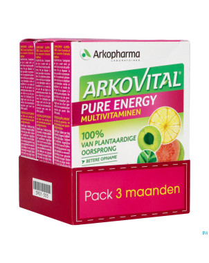 Arkovital pure energy 3mois    comp 3x30