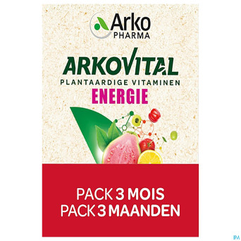 Arkovital pure energy 3mois    comp 3x30