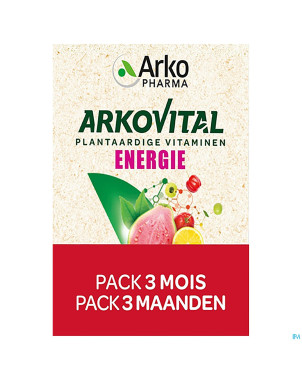 Arkovital pure energy 3mois    comp 3x30