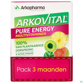 Arkovital pure energy 3mois    comp 3x30