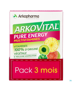 Arkovital pure energy 3mois    comp 3x30