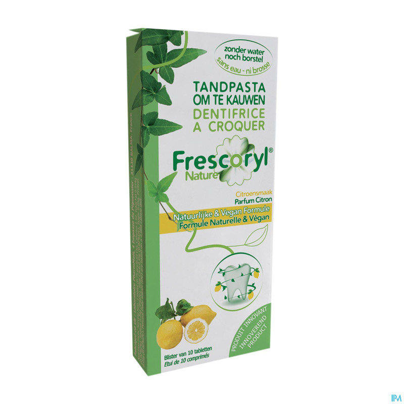 Frescoryl dentifrice croquer citron    comp 10