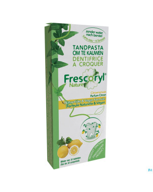 Frescoryl dentifrice croquer citron    comp 10