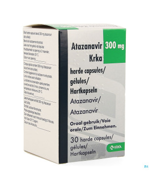 Atazanavir krka 300mg caps dur  30 x 300mg