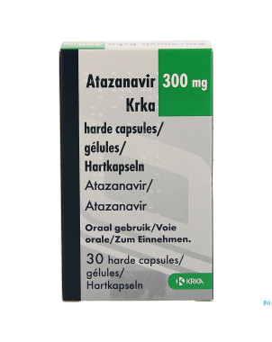 Atazanavir krka 300mg caps dur  30 x 300mg