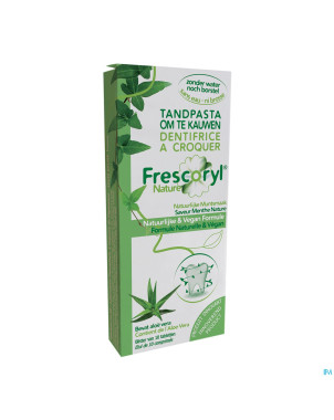 Frescoryl dentifrice croquer menthe nature comp 10