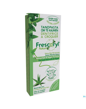 Frescoryl dentifrice croquer menthe nature comp 10