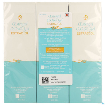 Oestrogel 0,06% gel fl pompe dos. 3 x  80g