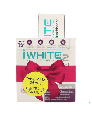 Iwhite promopack kit + dentifrice 75ml    gratuit