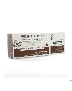 Klorane capil. keratin caps 3x30 nf