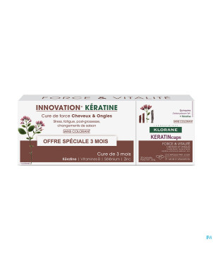 Klorane capil. keratin caps 3x30 nf