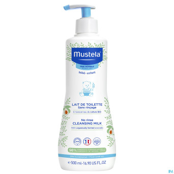 Mustela pn lait toilette s/rincage    500ml
