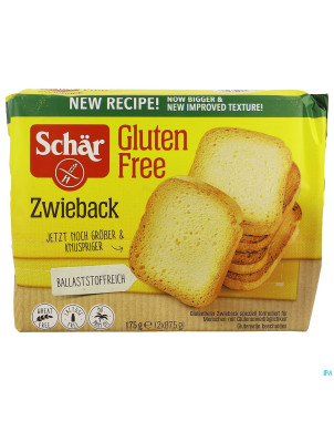 Schar zwieback biscottes    175g revogan