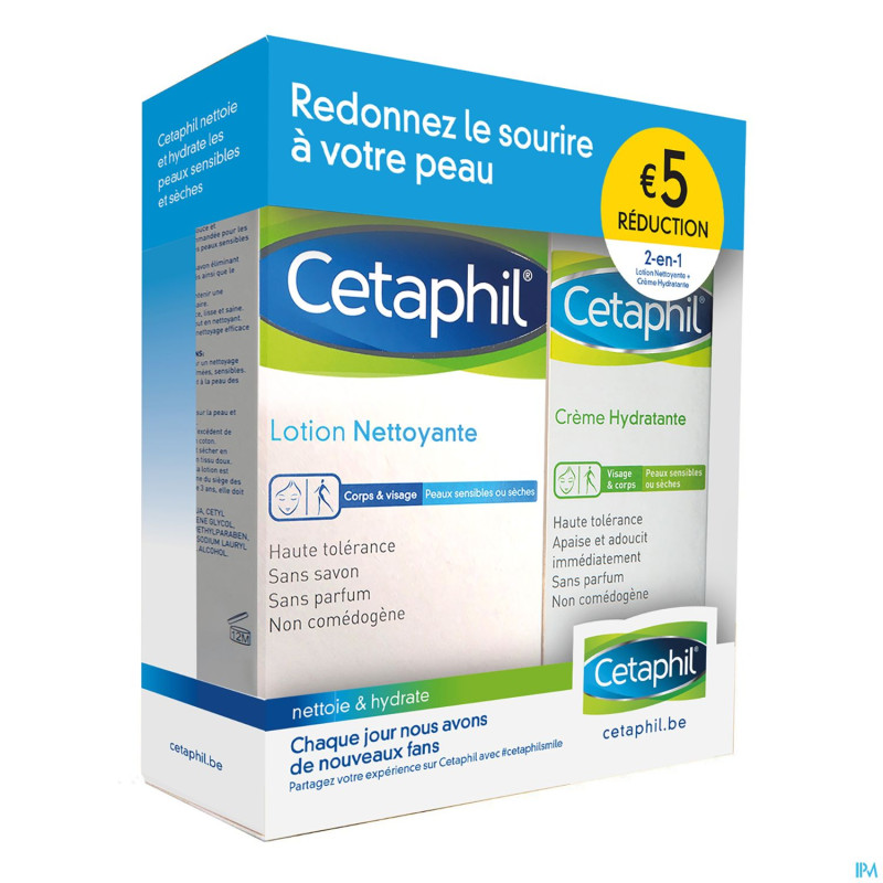 Cetaphil promopack peaux sensibles + seches fr