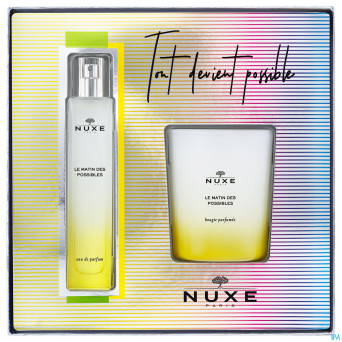 Nuxe coffret edp le matin des pos.50ml+bougie140g